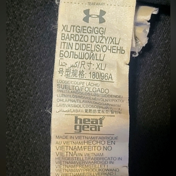 Under Armour Storm1 HeatGear Full-Zip Windbreaker Men's XL Water-Resistant Coat - Picture 6 of 11